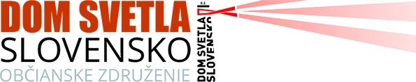 Logo of the civil association Dom svetla Slovensko (House of Light)