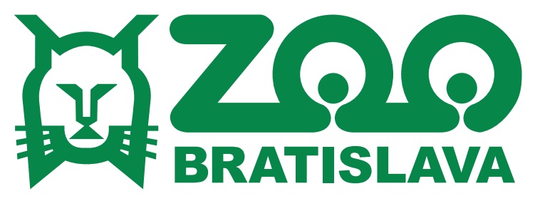 The logo belongs to the Bratislava Zoo, which is a municipal contributory organization. It attracts approximately 320,000 visitors annually.