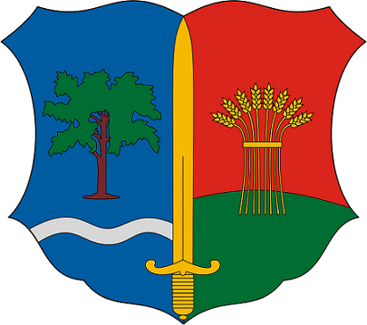 Coat of arms of the partner village Várong