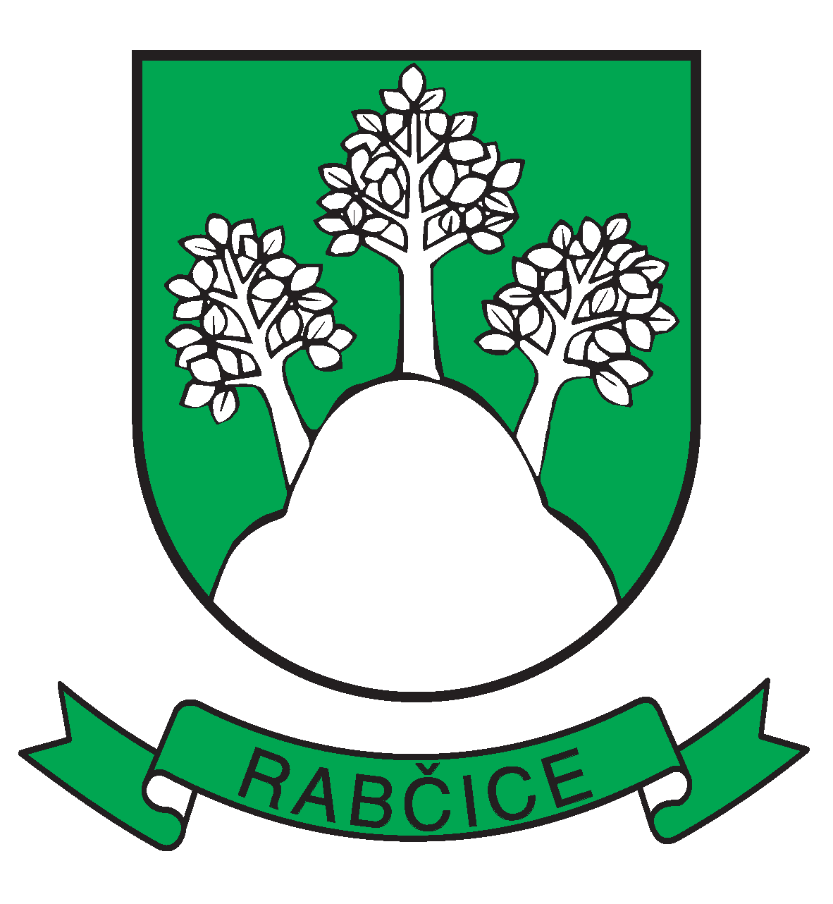 Coat of arms of the Village of Rabčice