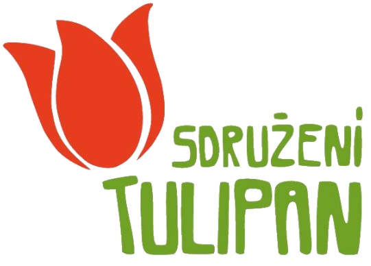 Logo of the TULIPAN Association, z.s., which operates a sheltered workshop.