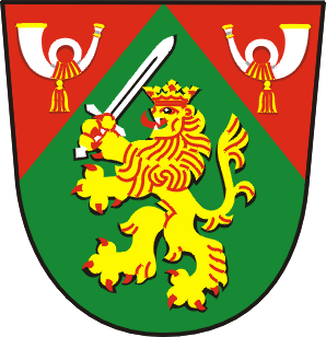 Coat of arms of the town of Vratěnín in the Czech Republic.