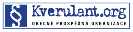Logo and name of the Czech public benefit organization Kverulant.org, which focuses on advocating for the public interest.