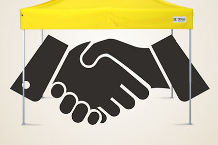 Darovanie skladacieho stanu