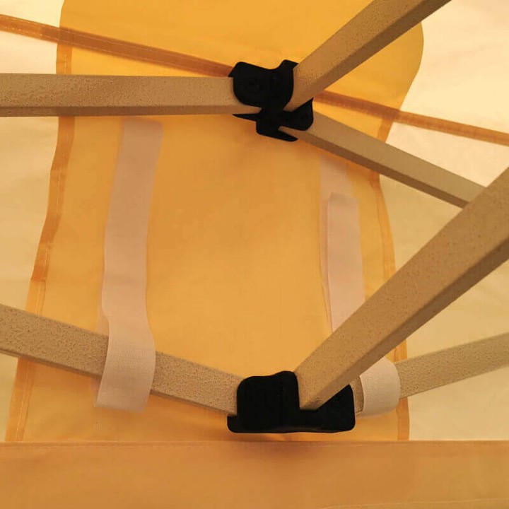 Detailed shots of the joints and plastic frame components